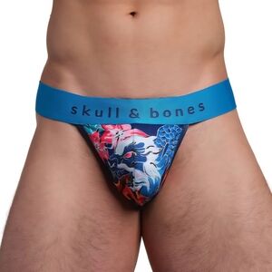 Skull & Bones Fire Breathing Dragon Thong NWT